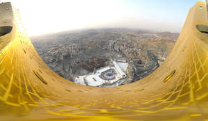 Aerial View Makkah Madina City Landscape Wallpaper
