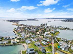 Aerial View Of Greenwich Ct Wallpaper