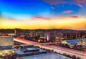 Aerial View Of Irvine California Wallpaper