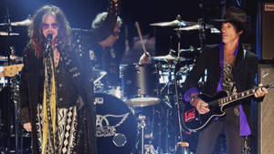 Aerosmith Rock Band Steven Tyler Joe Perry Wallpaper