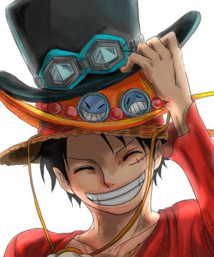 Aesthetic Anime Boy Icon Luffy Hats Wallpaper