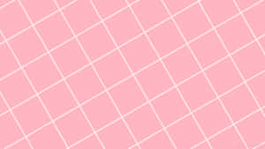 Aesthetic Baby Pink Background And White Pattern Wallpaper