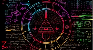 Aesthetic Bill Cipher Laptop Wallpaper