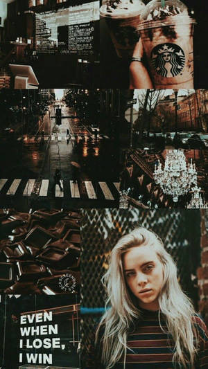 Aesthetic Billie Eilish Indie Aesthetic Collage Wallpaper