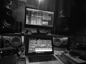 Aesthetic Black And White Fl Studio Wallpaper