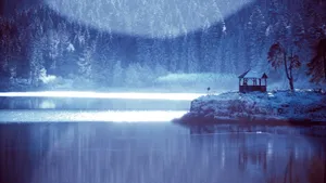 Aesthetic Blue Desktop Inspiration Wallpaper