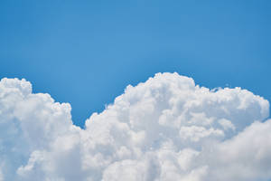 Aesthetic Blue Sky Perfect Clouds Wallpaper