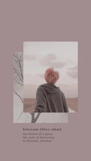 Aesthetic Bts Jimin Blossom Wallpaper