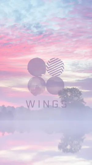 Aesthetic Bts Purple Wings Album Wallpaper