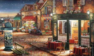 Aesthetic Cafe Anime Wallpaper