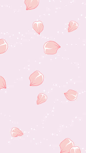 Aesthetic Cherry Blossom Petals Wallpaper