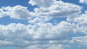 Aesthetic Clouds At Noon Wallpaper