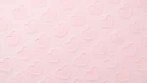 Aesthetic Computer Light Pink Diagonal Hearts Wallpaper