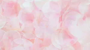 Aesthetic Computer Light Pink Pastel Bokeh Wallpaper