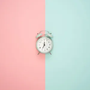 Aesthetic Cute Pastel Clock Wallpaper