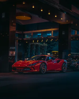 Aesthetic F8 Tributo Ferrari Phone Wallpaper