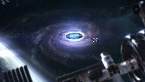 Aesthetic Galaxy Eye In Space Wallpaper