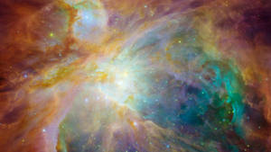 Aesthetic Galaxy Featuring Orion Nebula Wallpaper