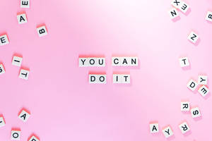 Aesthetic Girly Motivational Quote Wallpaper