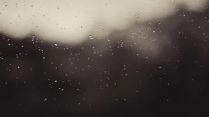 Aesthetic Grunge Desktop Rain Drops Wallpaper
