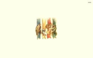 Aesthetic Harry Potter Houses Animals Wallpaper