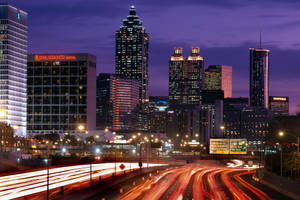 Aesthetic Image Of Atlanta City Wallpaper