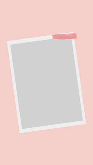 Aesthetic Instagram Blank Polaroid Template Wallpaper