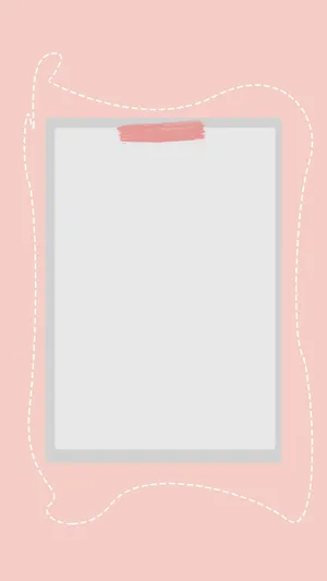 Aesthetic Instagram Polaroid Template Wallpaper