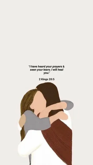 Aesthetic Jesus Minimalist Hug Wallpaper