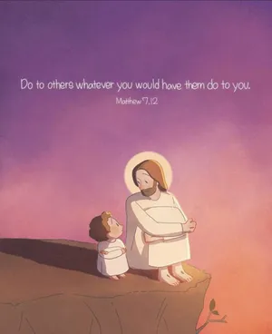 Aesthetic Jesus - Radiating Peace & Love Wallpaper