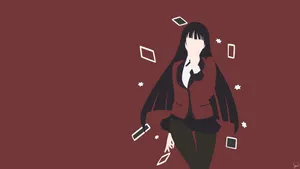 Aesthetic Kakegurui Yumeko Art Wallpaper