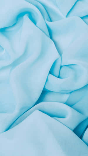 Aesthetic Light Blue Cotton Fabric Wallpaper