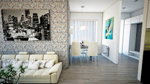 Aesthetic Living Room Wallpaper