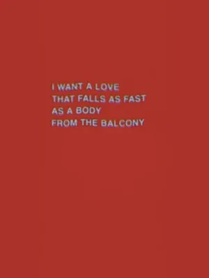 Aesthetic Love Quote In Red Wallpaper