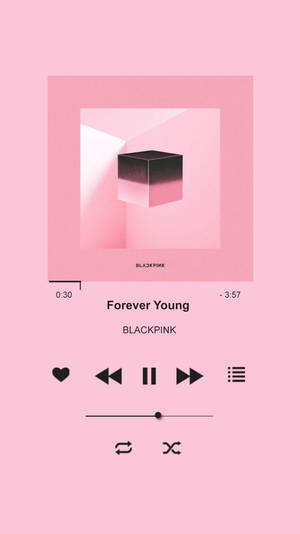 Aesthetic Music Forever Young By Blackpink Wallpaper