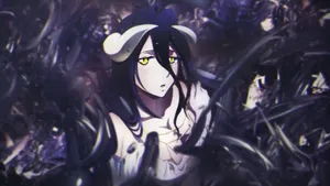 Aesthetic Overlord Albedo Art Hd Wallpaper