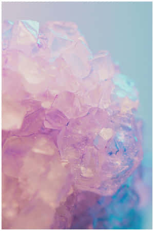 Aesthetic Pink Crystal Wallpaper