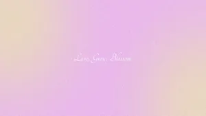 Aesthetic Pink Desktop Love Grow Blossom Wallpaper