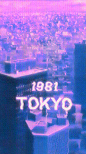 Aesthetic Pink Iphone 1981 Tokyo Wallpaper