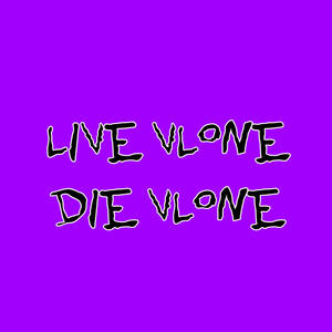 Aesthetic Purple Digital Art Vlone Pfp Slogan Wallpaper