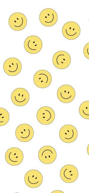 Aesthetic Wallpaper, Wallpaper for IPhone, Smiley Face Wallpaper