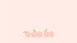 Aesthetic Soft Pink Peach Laptop Wallpaper