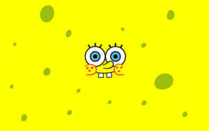 Aesthetic Spongebob Face Laptop Wallpaper