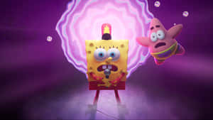 Aesthetic Spongebob Patrick 3d Laptop Wallpaper