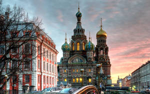 Aesthetic St. Petersburg Cathedral Wallpaper