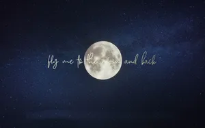Aesthetic Stars And Moon Laptop Wallpaper
