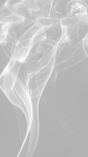 Aesthetic White Smoke Wallpaper