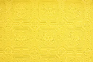 Aesthetic Yellow Pattern Banner Wallpaper
