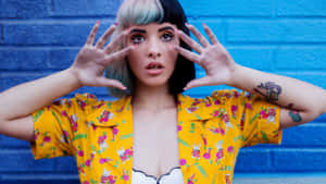 Aesthetic Yellow Shirt Of Melanie Martinez Wallpaper