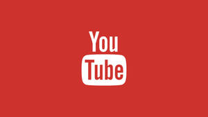 Aesthetic Youtube Classic Red White Logo Wallpaper
